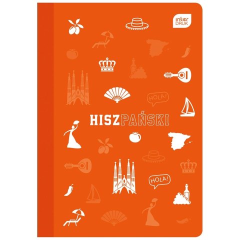 Zeszyt tematyczny A5 Hiszpański 60k. 70g krata Interdruk Interdruk