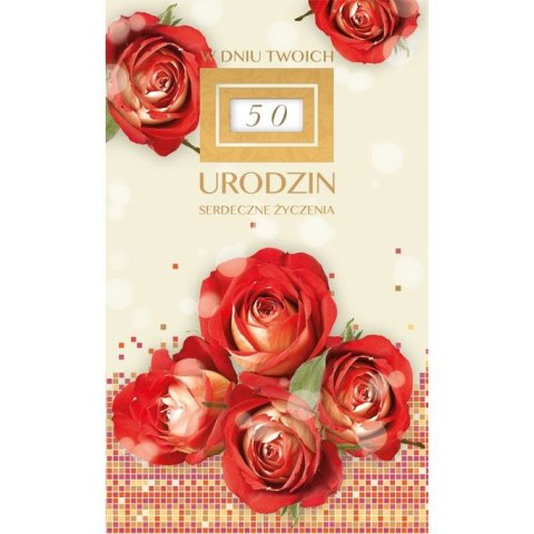 Kartka składana [mm:] 190x110 Pol-mak (C5RK) Pol-mak