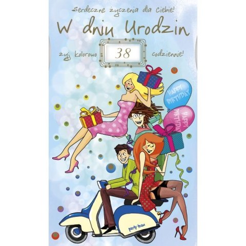 Kartka składana [mm:] 190x110 Pol-mak (C5RK) Pol-mak