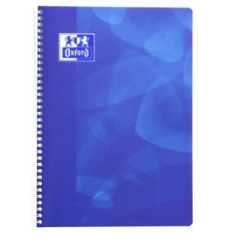 Kołozeszyt (kołonotatnik) Lagoon A4 80k. 90g krata/tagi Oxford (400080673) Oxford