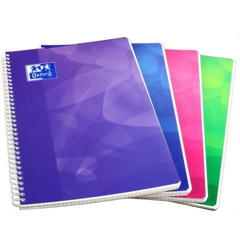 Kołozeszyt (kołonotatnik) Lagoon A4 80k. 90g krata/tagi Oxford (400080673) Oxford