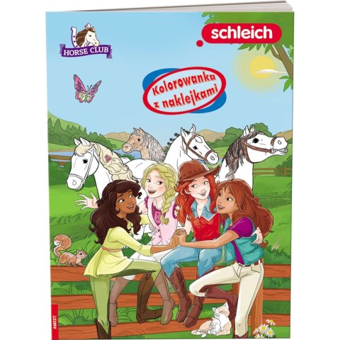 Książka dla dzieci Horse Club. Kolorowanka z Naklejkami Ameet Ameet