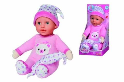 Lalka miękki bobas Laura z dźwiękiem [mm:] 300 Simba Simba