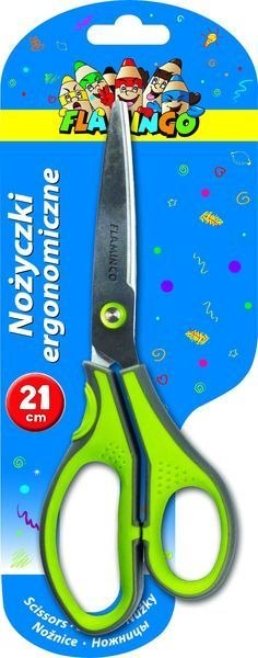 Nożyczki Soft Touch 21cm Flamingo Flamingo