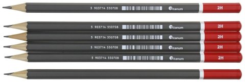 Ołówek w kartonowym pudełku 2H Titanum Titanum