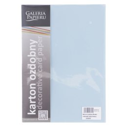 Papier ozdobny (wizytówkowy) gładki A4 niebieski 210g Galeria Papieru (205508) Galeria Papieru