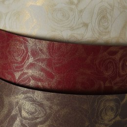 Papier ozdobny (wizytówkowy) róże A4 kremowy 250g Galeria Papieru (202902) Galeria Papieru