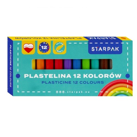 Plastelina Starpak 12 kol. mix (533623) Starpak