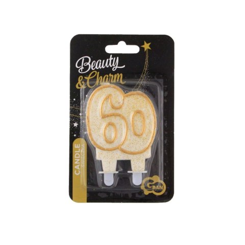 Świeczka urodzinowa ZŁOTA URODZINOWE Godan (PF-SCZK60) Godan