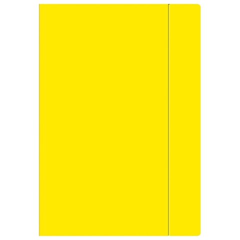 Teczka kartonowa na gumkę A3 mix Interdruk (TEGUFLUOA3) Interdruk