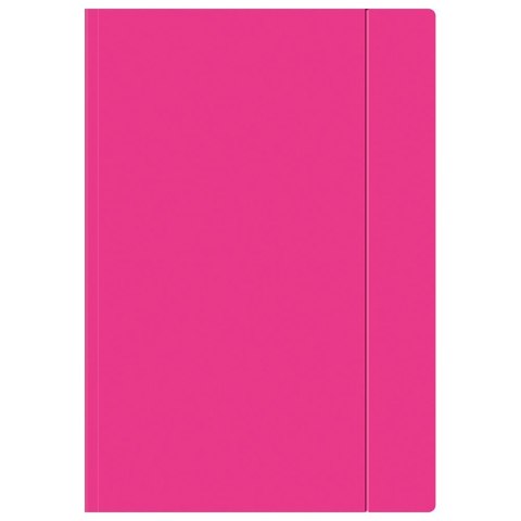 Teczka kartonowa na gumkę A3 mix Interdruk (TEGUFLUOA3) Interdruk