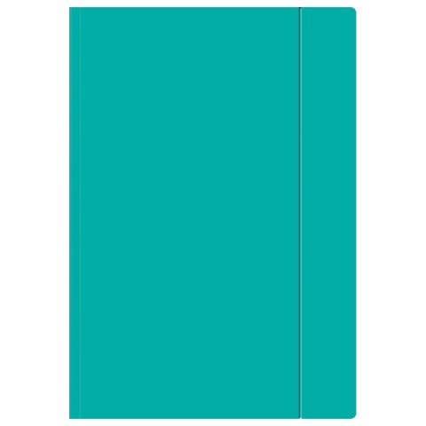 Teczka kartonowa na gumkę A3 mix Interdruk (TEGUFLUOA3) Interdruk