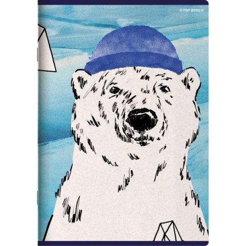 Zeszyt WINTER SAILOR A5 60k. 70g linia Top 2000 (400157926) Top 2000