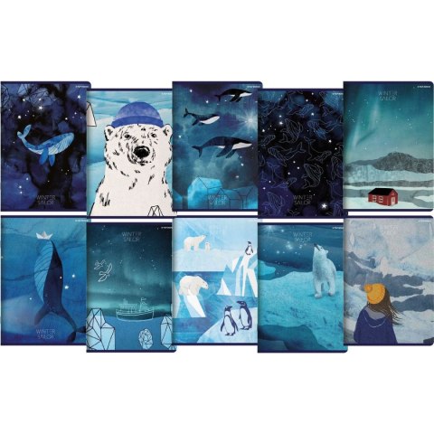 Zeszyt WINTER SAILOR A5 60k. 70g linia Top 2000 (400157926) Top 2000