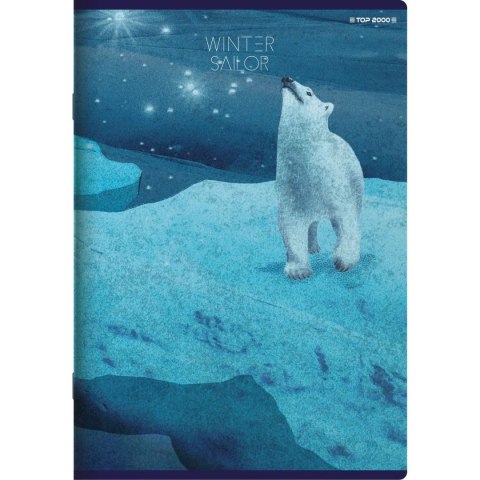 Zeszyt WINTER SAILOR A5 60k. 70g linia Top 2000 (400157926) Top 2000