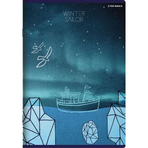 Zeszyt WINTER SAILOR A5 60k. 70g linia Top 2000 (400157926) Top 2000