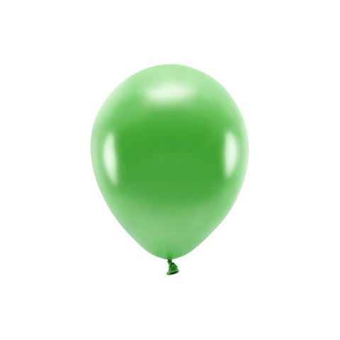 Balon gumowy Metalizowane Eco Balloons zielony 260mm Partydeco (ECO26M-101) Partydeco