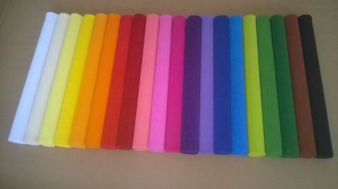 Bibuła marszczona marszczona 119 brązowa 500mm x 2000mm Tymos Tymos