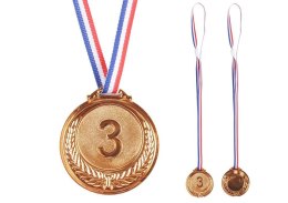 Gadżet Lean brązowy medal cynkowy 6,5cm (20949) Lean