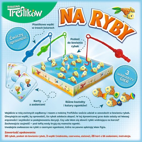 Gra planszowa Rodzina Treflików Trefliki Na Ryby Na ryby Trefl (01963) Trefl