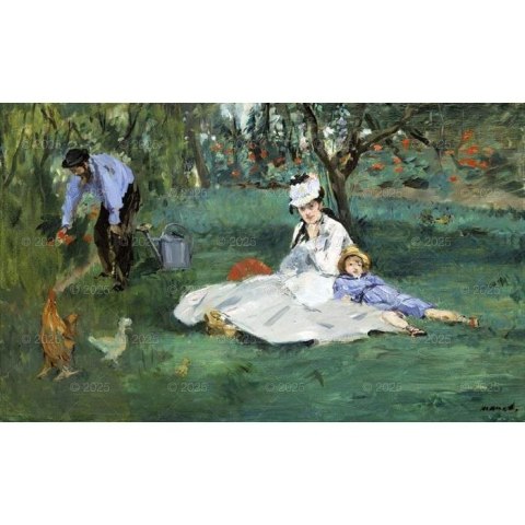 Kalendarz ścienny MALARSTWO IMPRESJONISTÓW WIELOPLANSZOWY 12K 320mm x 470mm Lucrum (RW9) Lucrum