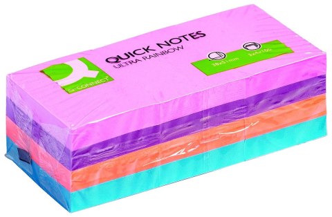 Notes samoprzylepny (karteczki) mix 100k [mm:] 38x51 Q-Connect (KF02516) Q-Connect