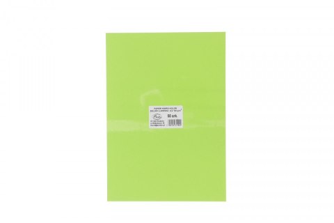 Papier kolorowy limonka A4 zielony 50k. 160g Protos Protos