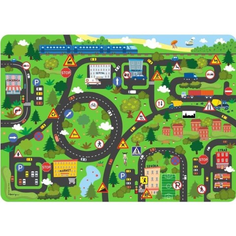 Podkład na biurko znaki drogowe mix PVC PCW Henry (5907222713709) Henry