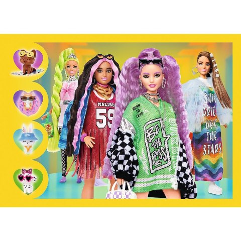 Puzzle Barbie 4w1 Wesoły świat Barbie 4w1 el. Trefl (34626) Trefl