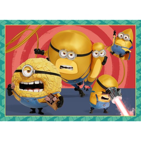 Puzzle Zwariowane Minionki 4w1 el. Trefl (34648) Trefl