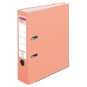 Segregator dźwigniowy 50028481 Q.file protect A4 80mm łososiowy Herlitz (300005711) Herlitz