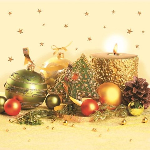 Serwetki gwiazdka mix bibuła [mm:] 330x330 Pol-mak (Sd GW) Pol-mak