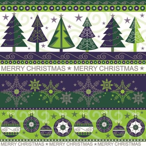 Serwetki gwiazdka mix bibuła [mm:] 330x330 Pol-mak (Sd GW) Pol-mak