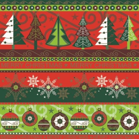 Serwetki gwiazdka mix bibuła [mm:] 330x330 Pol-mak (Sd GW) Pol-mak