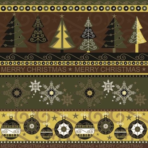 Serwetki gwiazdka mix bibuła [mm:] 330x330 Pol-mak (Sd GW) Pol-mak