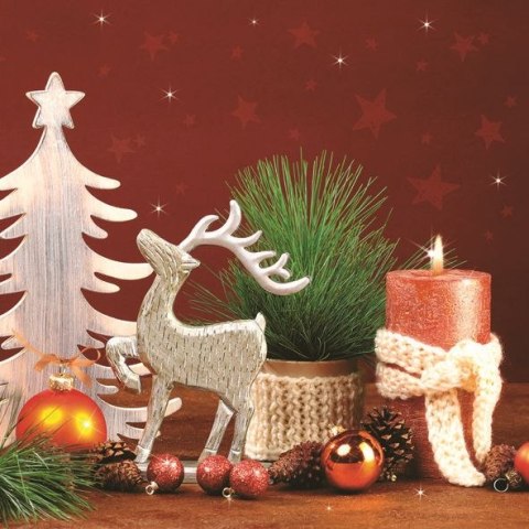 Serwetki gwiazdka mix bibuła [mm:] 330x330 Pol-mak (Sd GW) Pol-mak