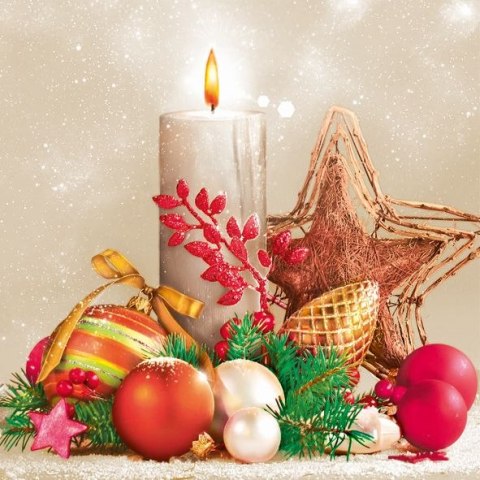 Serwetki gwiazdka mix bibuła [mm:] 330x330 Pol-mak (Sd GW) Pol-mak