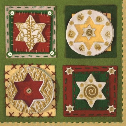 Serwetki gwiazdka mix bibuła [mm:] 330x330 Pol-mak (Sd GW) Pol-mak