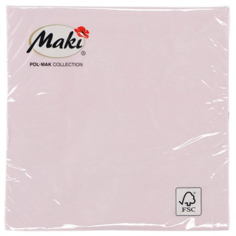 Serwetki liliowy bibuła [mm:] 330x330 Pol-mak (13) Pol-mak