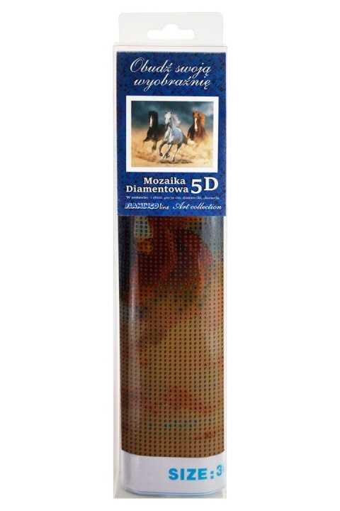 Zestaw kreatywny Diamentowa mozaika 30x40cm Konie 4 Flamingo Line (TSGK81394) Flamingo Line