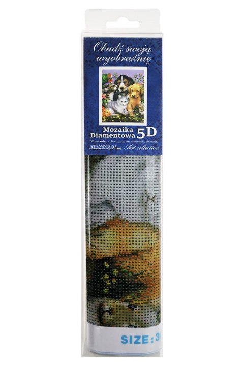 Zestaw kreatywny Diamentowa mozaika 30x40cm Zwierzęta Flamingo Line (TSGK75621) Flamingo Line