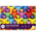 Blok rysunkowy A4 kolorowy 80g 10k Interdruk (BLRK10B) Interdruk