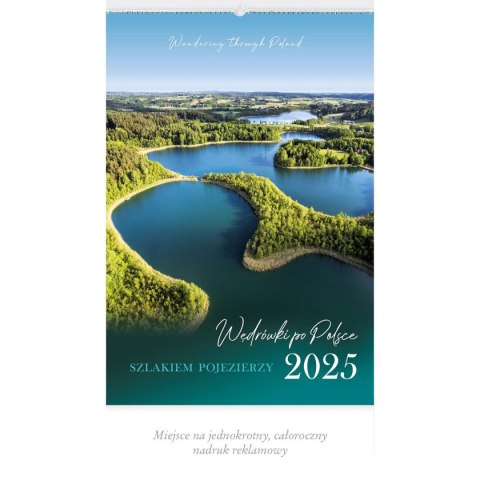 Kalendarz ścienny WEDRÓWKI PO POLSCE WIELOPLANSZOWY 12K 320mm x 470mm Lucrum (RW4) Lucrum