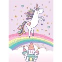 Kartka składana KARNET B8 unicorn tęcza Henry (5905701484300) Henry