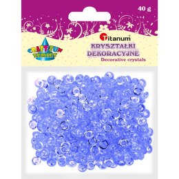 Koraliki kreatywne Titanum Craft-Fun Series plastikowe liliowe (40g) Titanum