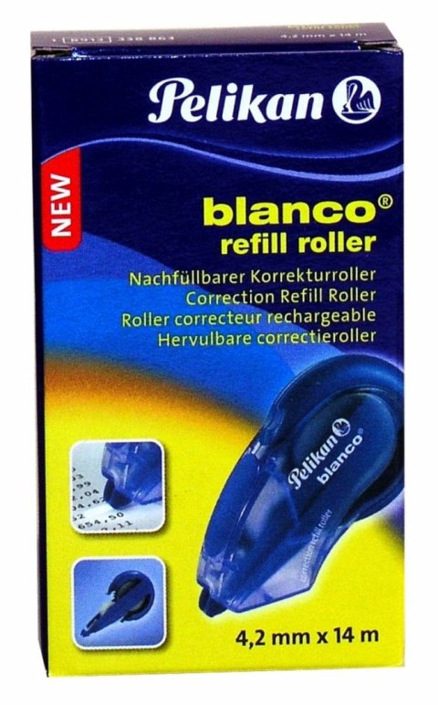 Korektor w taśmie (myszka) Blanco z wymiennym wkładem PN338863 4,2x14 [mm*m] Pelikan (100401555) Pelikan