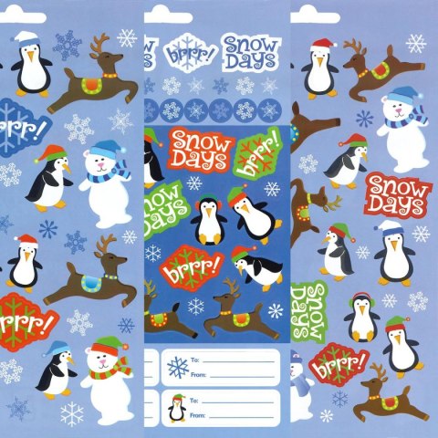 Naklejka (nalepka) Craft-Fun Series 6 plansz Titanum (Boże Narodzenie) Titanum