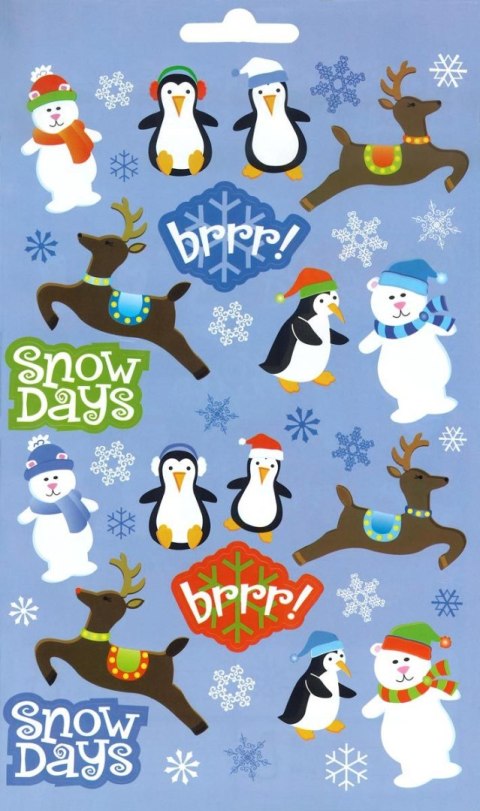 Naklejka (nalepka) Craft-Fun Series 6 plansz Titanum (Boże Narodzenie) Titanum