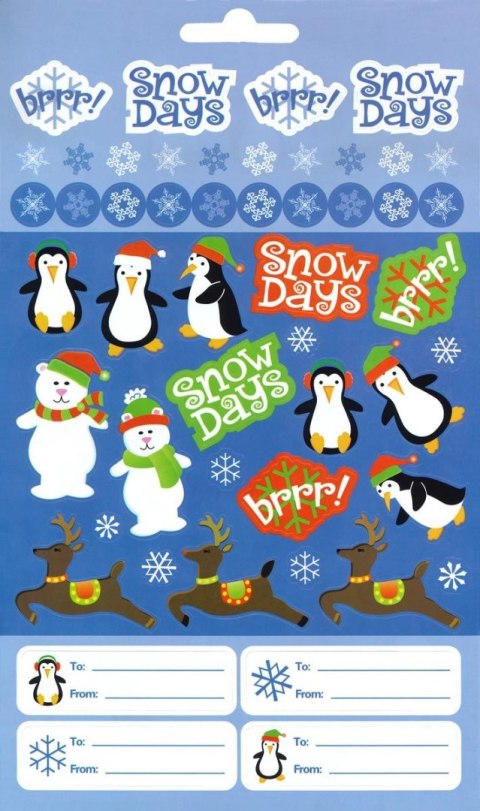 Naklejka (nalepka) Craft-Fun Series 6 plansz Titanum (Boże Narodzenie) Titanum