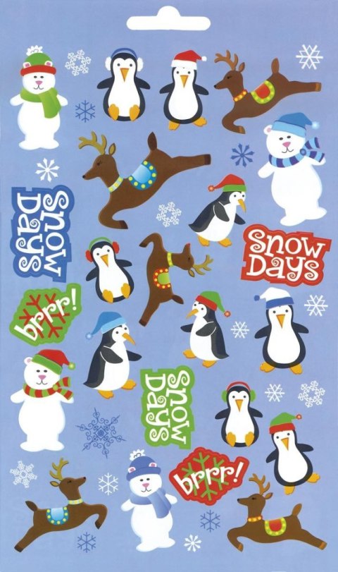 Naklejka (nalepka) Craft-Fun Series 6 plansz Titanum (Boże Narodzenie) Titanum